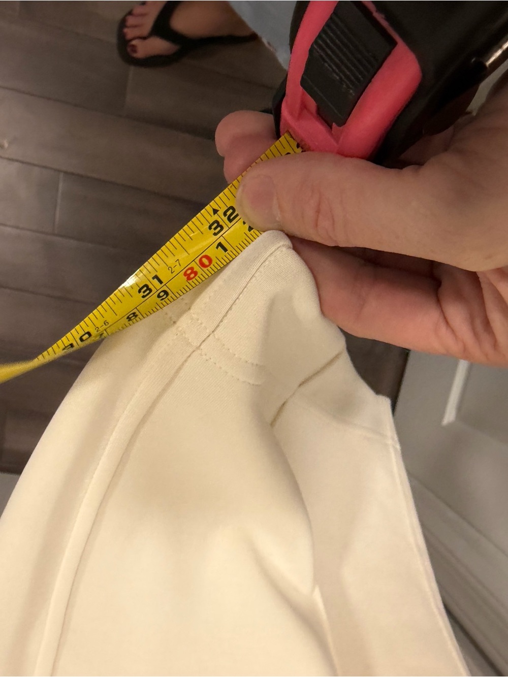 Lululemon softstreme pintuck Cream Wide-Leg Dress Pants nwt - Picture 7 of 7